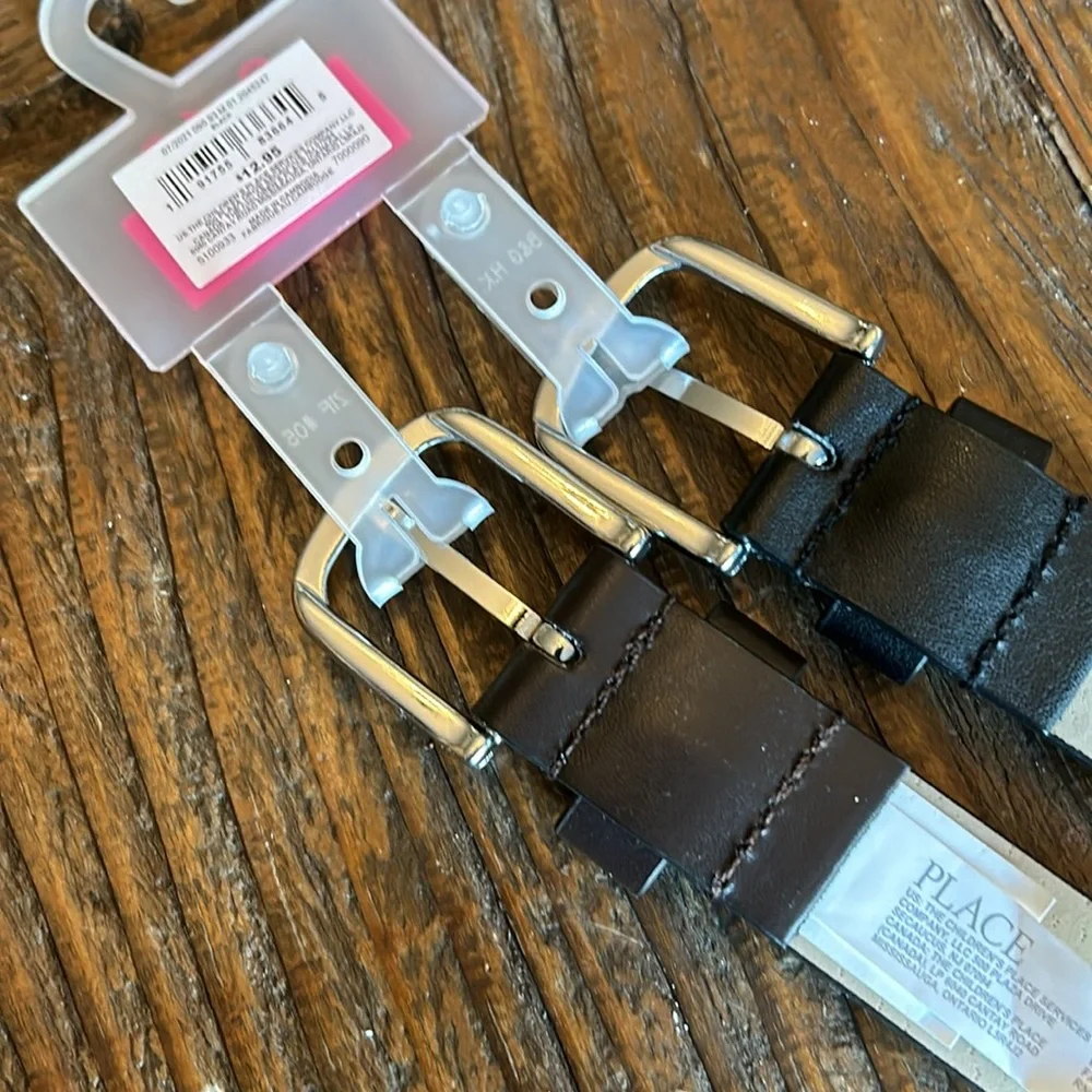 The Children’s Place Belts Black / Brown (NWT)